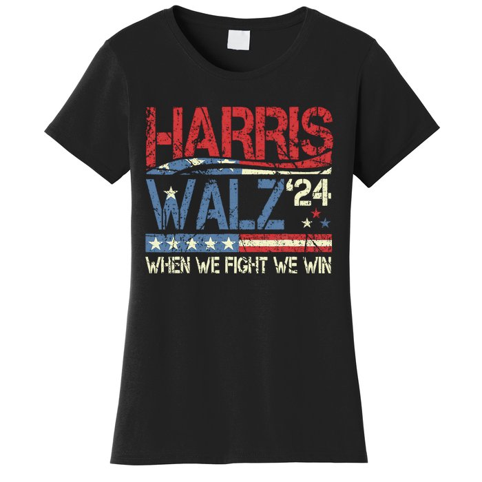 Harris Waltz 2024 Election Kamala Harris Tim Walz 2024 Women's T-Shirt