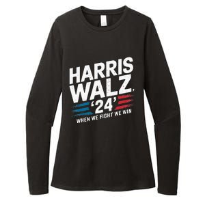 Harris Walz 24 Leading The Charge For Progress Womens CVC Long Sleeve Shirt