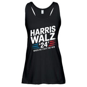 Harris Walz 24 Leading The Charge For Progress Ladies Essential Flowy Tank