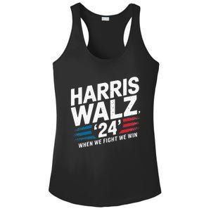 Harris Walz 24 Leading The Charge For Progress Ladies PosiCharge Competitor Racerback Tank