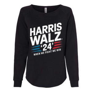 Harris Walz 24 Leading The Charge For Progress Womens California Wash Sweatshirt