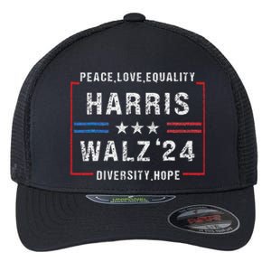 Harris Waltz 2024 Election Kamala Harris Tim Walz Waltz 2024 Flexfit Unipanel Trucker Cap