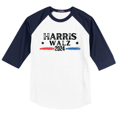 Harris Walz 2024 Kamala Rally Baseball Sleeve Shirt