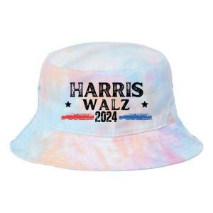 Harris Walz 2024 Kamala Rally Tie Dye Newport Bucket Hat