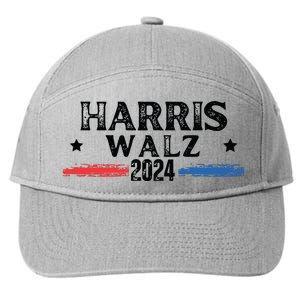 Harris Walz 2024 Kamala Rally 7-Panel Snapback Hat