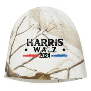 Harris Walz 2024 Kamala Rally Kati - Camo Knit Beanie