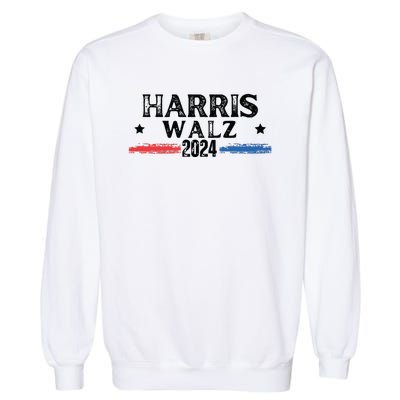 Harris Walz 2024 Kamala Rally Garment-Dyed Sweatshirt