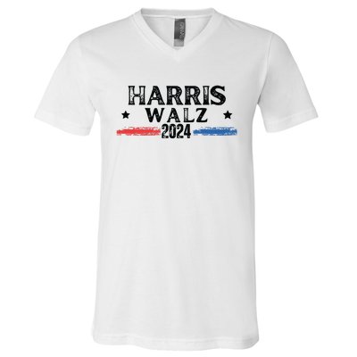 Harris Walz 2024 Kamala Rally V-Neck T-Shirt