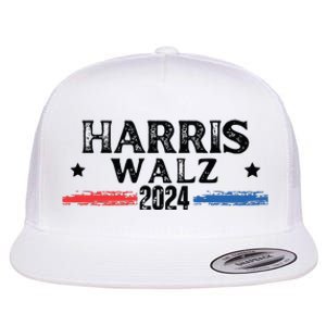 Harris Walz 2024 Kamala Rally Flat Bill Trucker Hat