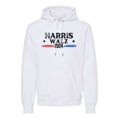 Harris Walz 2024 Kamala Rally Premium Hoodie