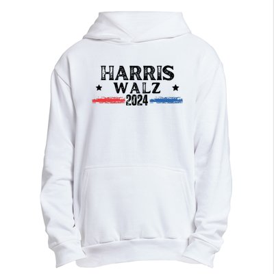 Harris Walz 2024 Kamala Rally Urban Pullover Hoodie