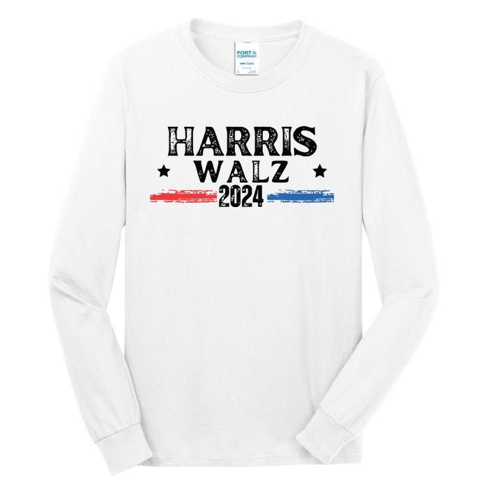 Harris Walz 2024 Kamala Rally Tall Long Sleeve T-Shirt