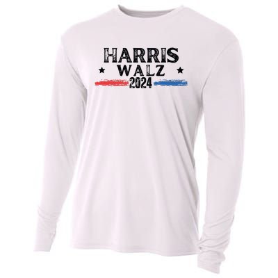 Harris Walz 2024 Kamala Rally Cooling Performance Long Sleeve Crew