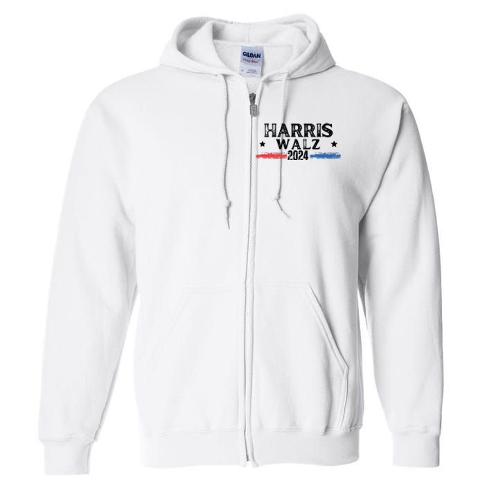 Harris Walz 2024 Kamala Rally Full Zip Hoodie