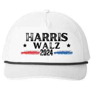 Harris Walz 2024 Kamala Rally Snapback Five-Panel Rope Hat