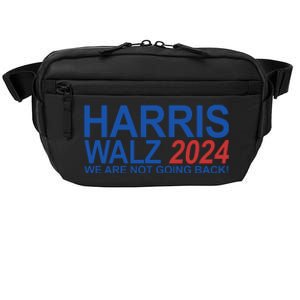 Harris Walz 2024 We Are Not Going Back Political Crossbody Pack