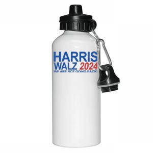 Harris Walz 2024 We Are Not Going Back Political Aluminum Water Bottle