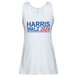 Harris Walz 2024 We Are Not Going Back Political Ladies Essential Flowy Tank