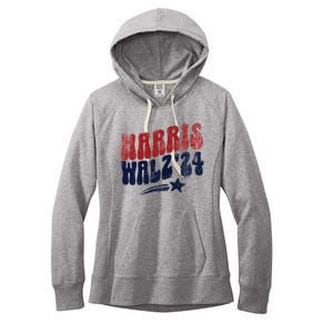 Harris Walz 2024 Kamala Harris Social Club Women's Fleece Hoodie