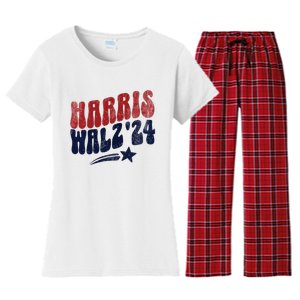 Harris Walz 2024 Kamala Harris Social Club Women's Flannel Pajama Set