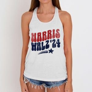 Harris Walz 2024 Kamala Harris Social Club Women's Knotted Racerback Tank