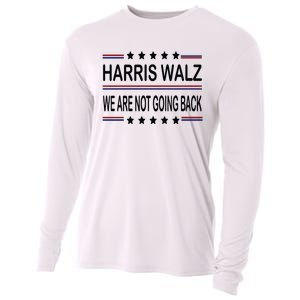 Harris Walz 2024 We Are Not Going Back Kamala Harris Cooling Performance Long Sleeve Crew