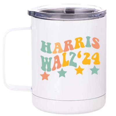 Harris Walz 2024 President Election Harris Waltz 12 oz Stainless Steel Tumbler Cup