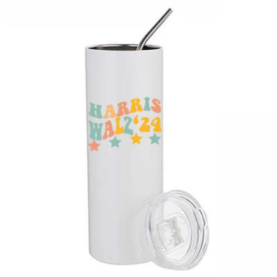 Harris Walz 2024 President Election Harris Waltz Stainless Steel Tumbler