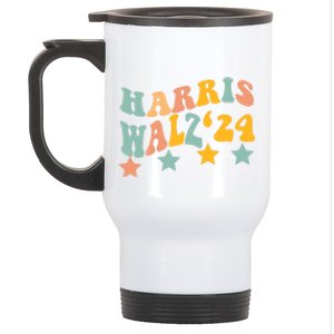 Harris Walz 2024 President Election Harris Waltz Stainless Steel Travel Mug