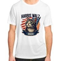 Harris Walz 2024 Funny Cat Kamala Harris Tim Walz Waltz Adult ChromaSoft Performance T-Shirt