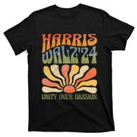 Harris Waltz 2024 Unity Over Division Kamala Harris Tim Walz T-Shirt