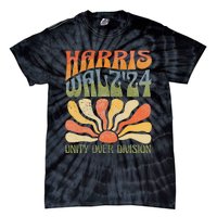 Harris Waltz 2024 Unity Over Division Kamala Harris Tim Walz Tie-Dye T-Shirt