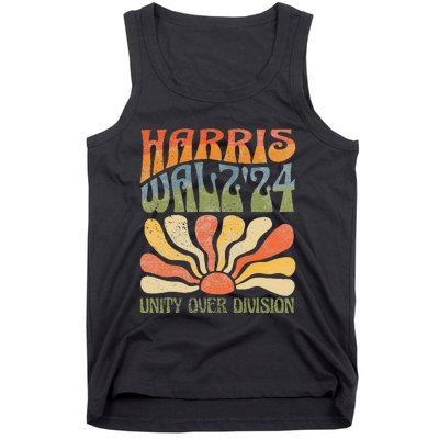 Harris Waltz 2024 Unity Over Division Kamala Harris Tim Walz Tank Top