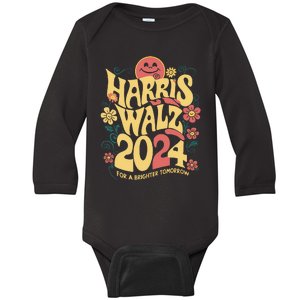 Harris Walz 2024 Baby Long Sleeve Bodysuit