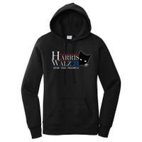 Harris Waltz 2024 For The People Cat Lady Kamala Harris 2024 Women's Pullover Hoodie