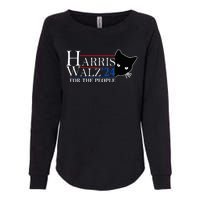 Harris Waltz 2024 For The People Cat Lady Kamala Harris 2024 Womens California Wash Sweatshirt