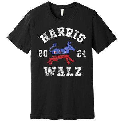 Harris Waltz 2024 Election Kamala Harris Tim Waltz 2024 Premium T-Shirt