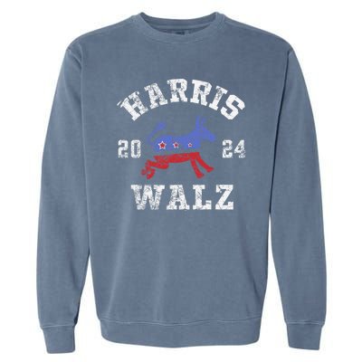 Harris Waltz 2024 Election Kamala Harris Tim Waltz 2024 Garment-Dyed Sweatshirt