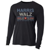 Harris Waltz 2024 Harris Walz WeRe Not Going Back Vintage Cooling Performance Long Sleeve Crew