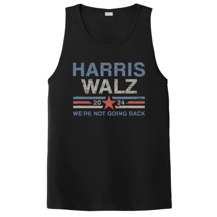 Harris Waltz 2024 Harris Walz WeRe Not Going Back Vintage PosiCharge Competitor Tank