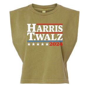 Harris Waltz 2024 Election Kamala Harris Tim Waltz 2024 Garment-Dyed Women's Muscle Tee