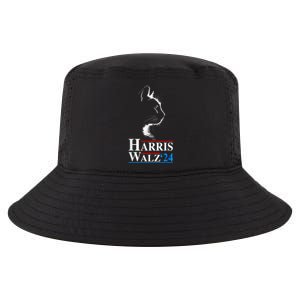 Harris Waltz 2024 Election Funny Cat Kamala Harris Tim Walz Cool Comfort Performance Bucket Hat