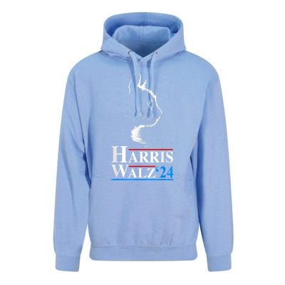 Harris Waltz 2024 Election Funny Cat Kamala Harris Tim Walz Unisex Surf Hoodie