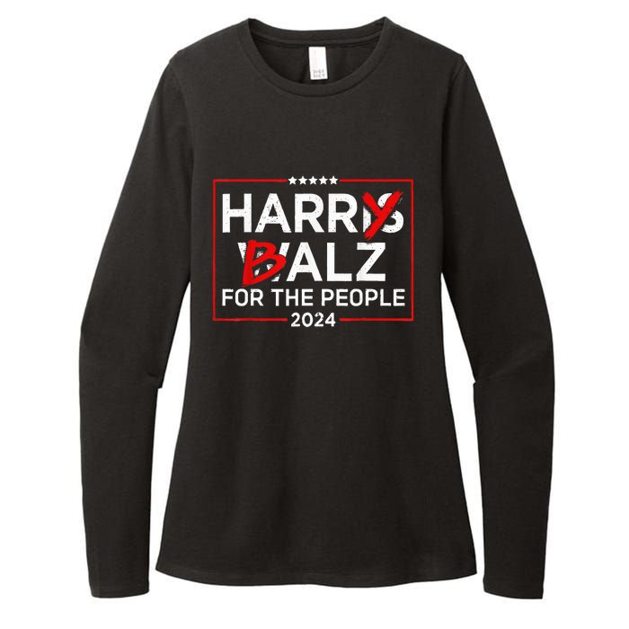 Harris Walz 24 Harry Balz For The People 2024 Democratics Womens CVC Long Sleeve Shirt