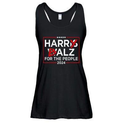 Harris Walz 24 Harry Balz For The People 2024 Democratics Ladies Essential Flowy Tank