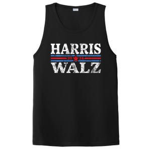 Harris Walz 2024 Election Kamala Harris Tim Waltz 2024 PosiCharge Competitor Tank