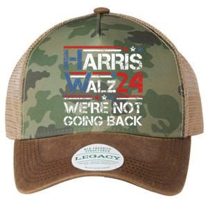 Harris Walz 2024 We Are Not Going Back Kamala Harris 2024 Legacy Tie Dye Trucker Hat