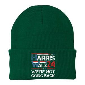 Harris Walz 2024 We Are Not Going Back Kamala Harris 2024 Knit Cap Winter Beanie