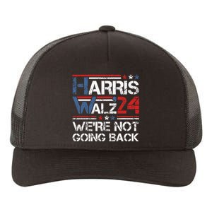 Harris Walz 2024 We Are Not Going Back Kamala Harris 2024 Yupoong Adult 5-Panel Trucker Hat