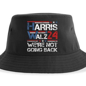 Harris Walz 2024 We Are Not Going Back Kamala Harris 2024 Sustainable Bucket Hat